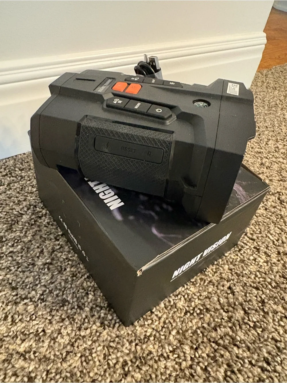 Night Vision Body-Mounted Camera - Black